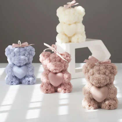 Bloombear Sweetheart Scented Candle 6 Cm