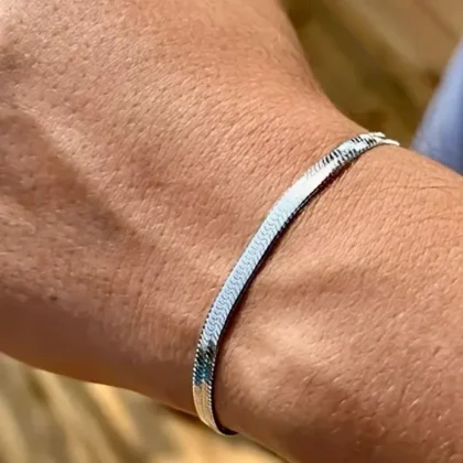 Silver Sleek Band