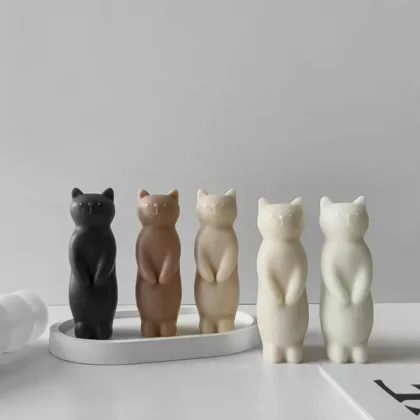 Standing Cat Scented Candle