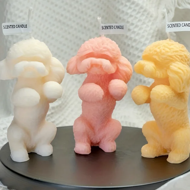 Poodle Pals Scented Candle 9 Cm - Image 2