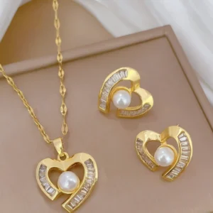 Pearl Heart Set