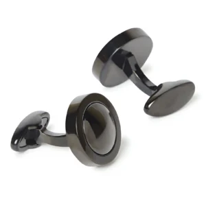 Obsidian Curve Cufflinks