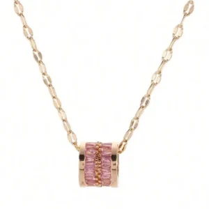 Rosé Barrel Necklace