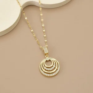 Eclipse Halo Necklace
